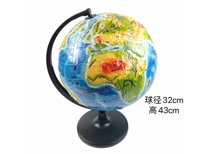 立体地形地球仪